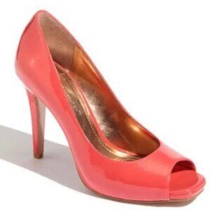 BCBG size 6 coral heels